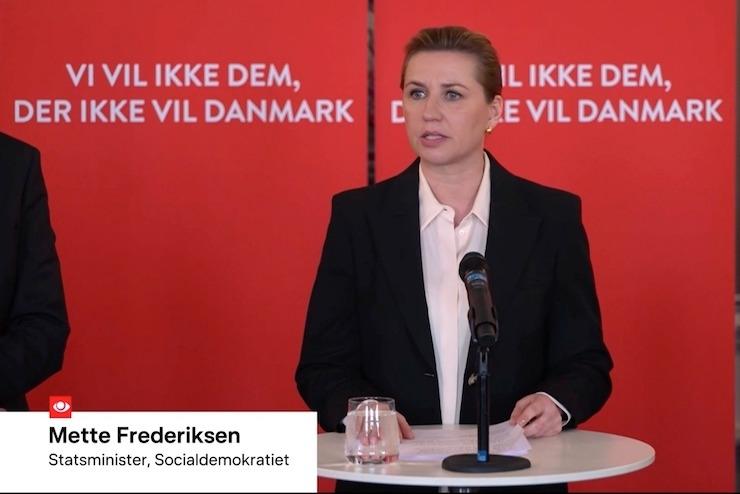 Mette Frederiksen première ministre danoise