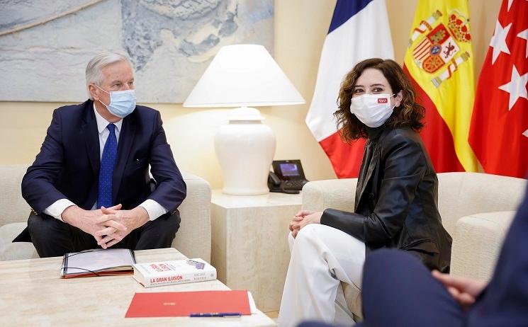 michel barnier isabel Diaz Ayuso