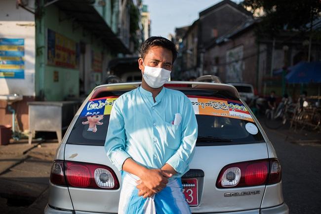 Zaw Thwe, 41 ans, conducteur de trishaw