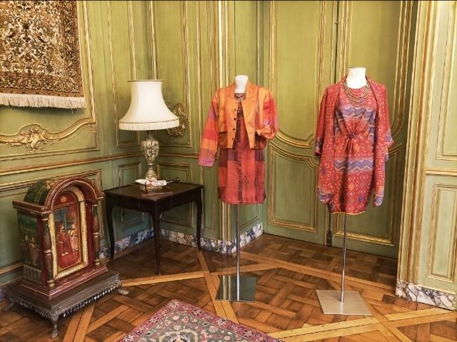 créations de Mohanjeet dans la résidence de l'ambassadeur de l'Inde à Paris
