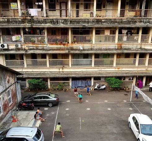 Un chawl, un des anciens logements communautaires de Mumbai
