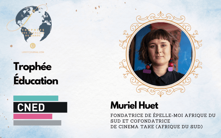 Muriel Huet, Fondatrice de Épelle-Moi Afrique du Sud et Cofondatrice de Cinema TAKE (Afrique du Sud)