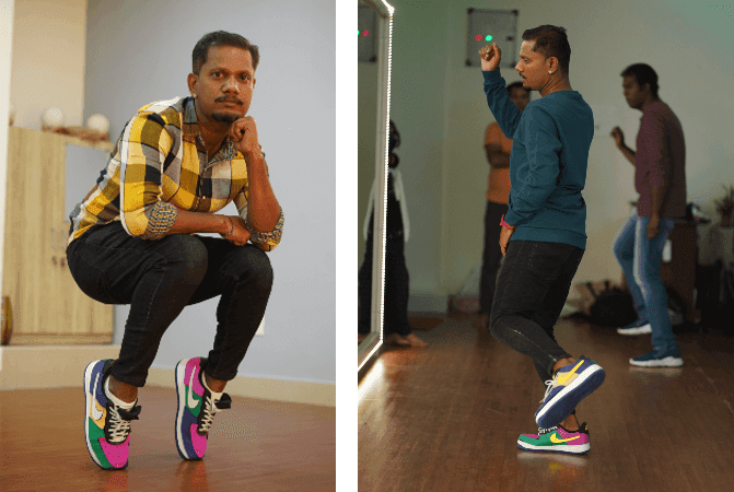 Natraj danseur, chorégraphe et professeur à Chennai