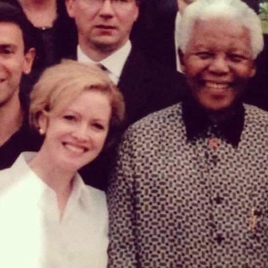 Nelson Mandela et carolyn Steyn