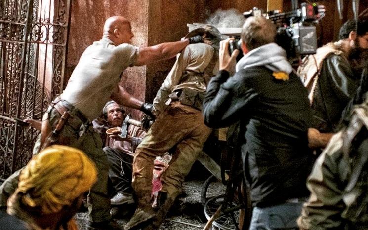 Nicolas a participé au tournage du film Jumanji avec The Rock