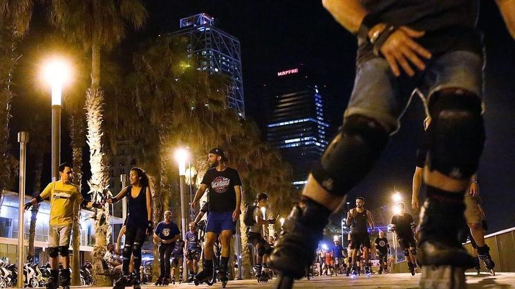 Noche de los patines en Colombie