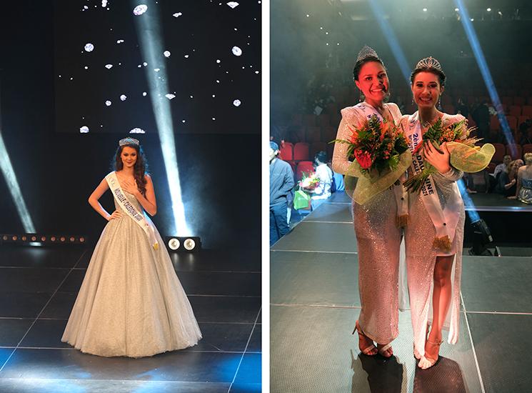 Louisa Salvan : Miss Calédonie 2020 et les Dauphines 2021 : Charlotte Bourre première dauphine et Tania Boutaouhima deuxième dauphine