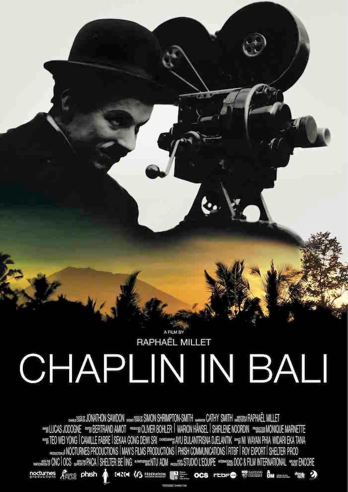 Official poster CHAPLIN IN BALI (2017) © Nocturnes Productions - Mans Films - Phish Communications