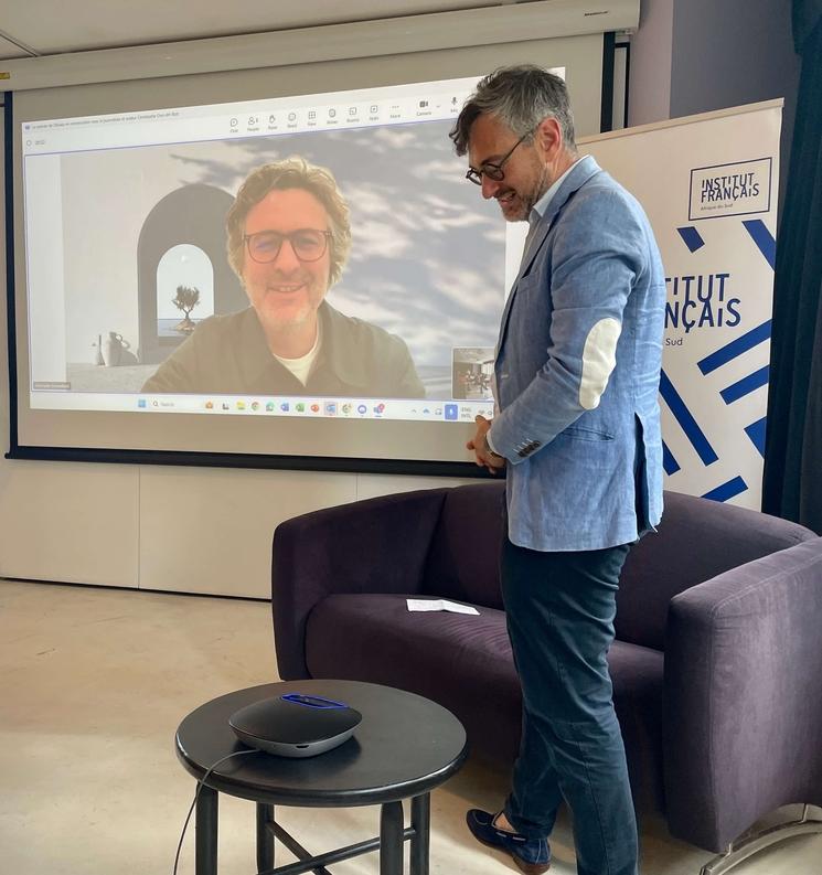 Christophe Ono-dit-Biot en vidéo avec l'IFAS de Johannesburg