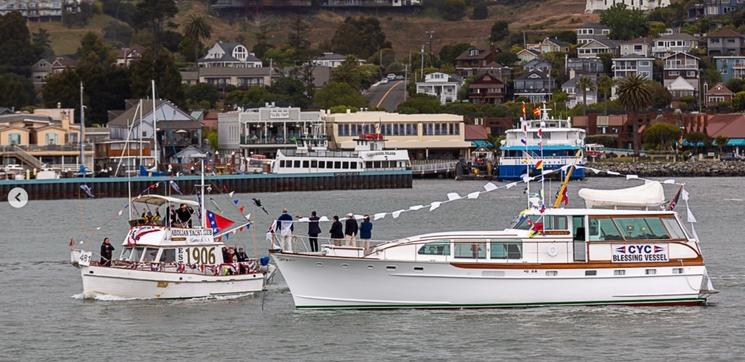 boats on the Bay of San Francisco