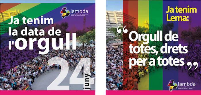affiches de la pride 2023 à Valencia