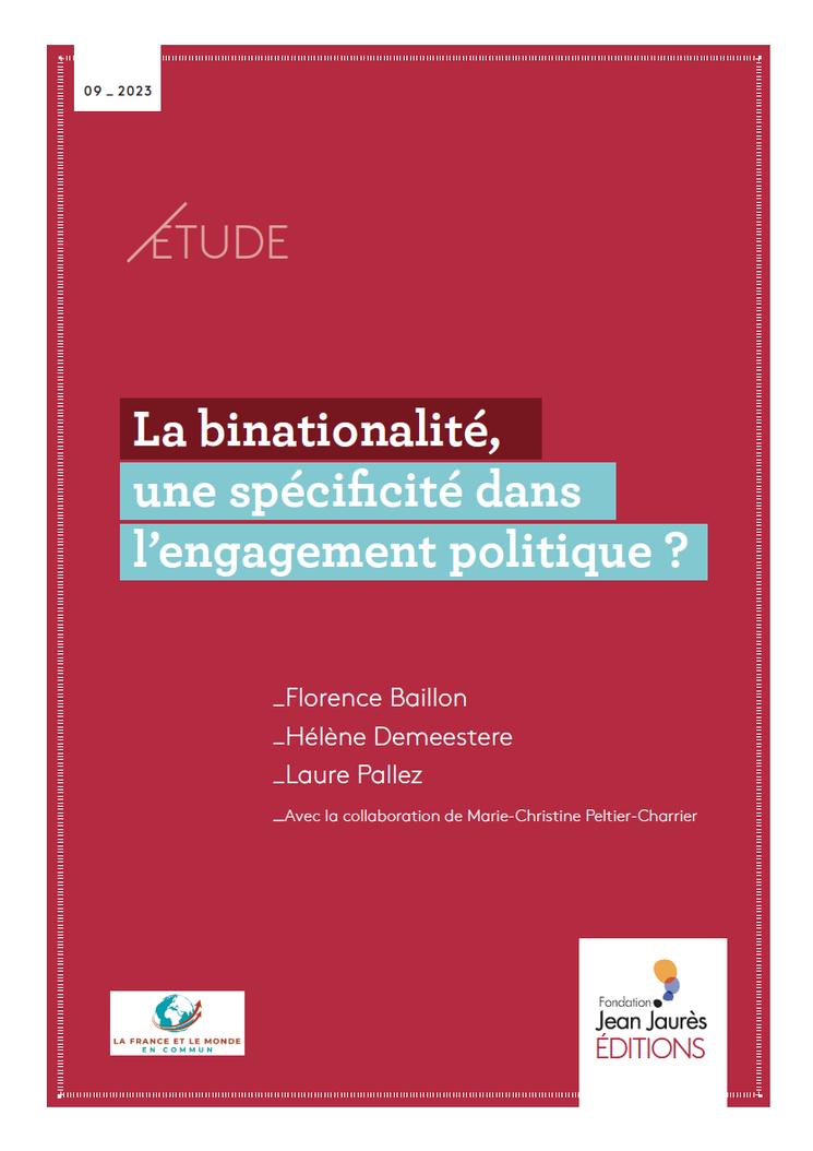Ouvrage la binationalité une spécificté dans l'engagement politique
