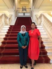 Lavinia Thanapathy Halimah Yacob le Petit Journal de Singapour