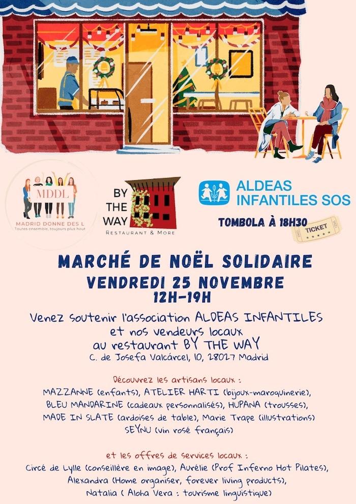 affiche du marché solidaire