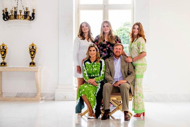 Photo officielle de la famille royale Néerlandaise