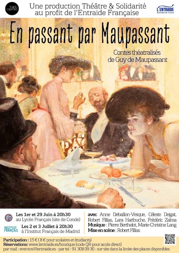 affiche entière théâtre pour entraide madrid