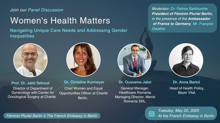 les participants à la table ronde sur la santé des femmes par Feminin pluriel