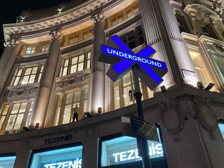 PS5 PlayStation Sony Oxford Circus Londres Royaume-Uni