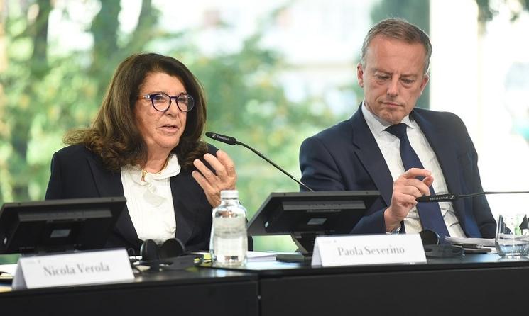 Paola Severino et Martin Briens