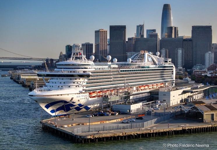 Le paquebot Ruby Princess à San Francisco