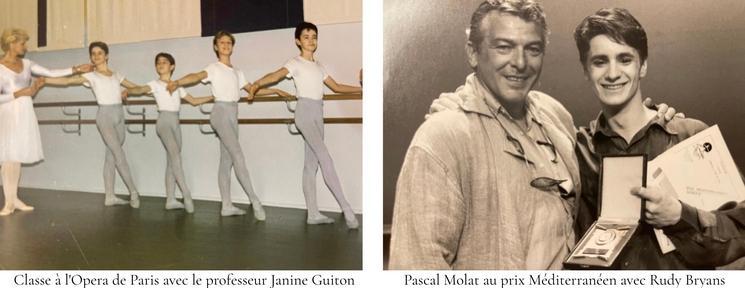 Pascal Molat dans une classe de l'Opera de Paris et a la remise du prix méditéranéen.