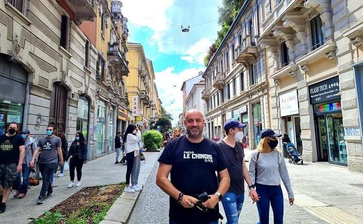 patrick Veisselier dans le quartier chinois