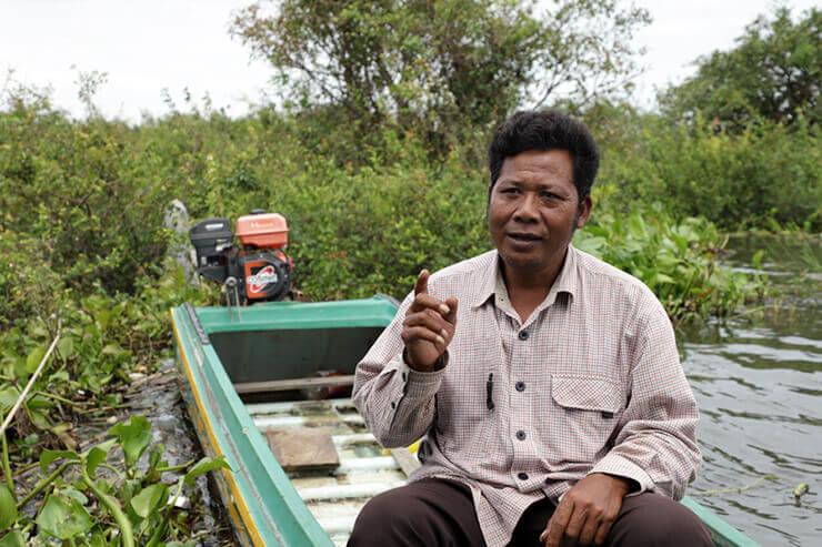 Peche sur le tonlé sap