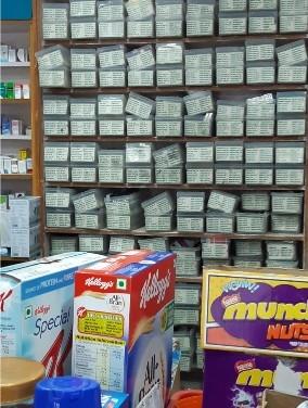 une pharmacie de quartier à Chennai
