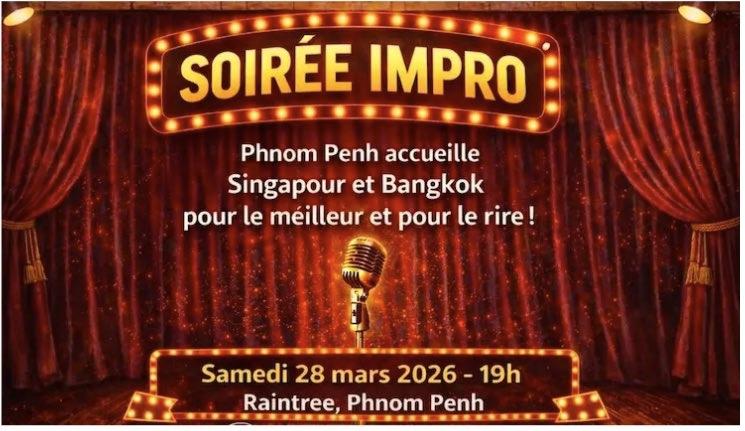 Phnom Penh, capitale asiatique de l’impro pour un soir