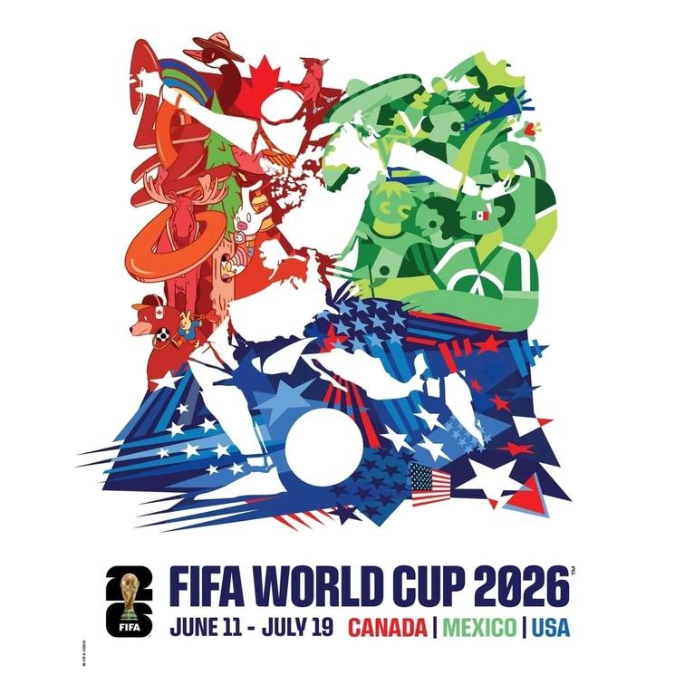 Affiche FIFA de la Coupe du monde 2026