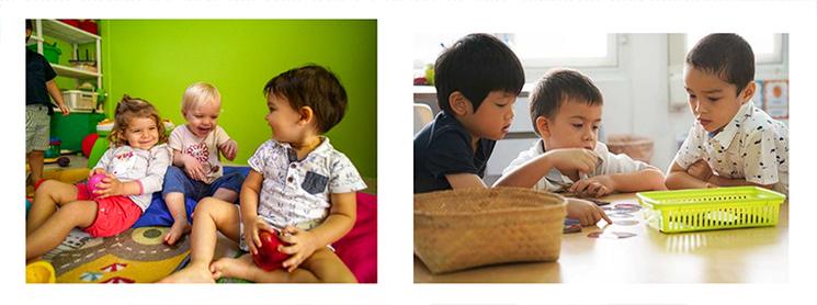 Des enfants des ecoles Acacia Bangkok