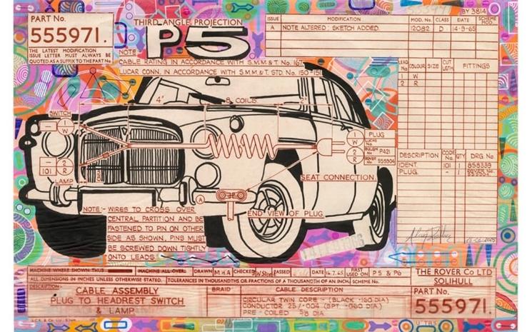 Plan Rover P5 par Alan Reullier