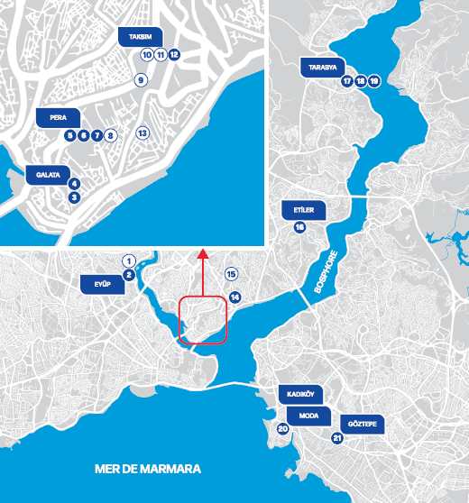 Plan du parcours des Passagers de Pera_saison 2