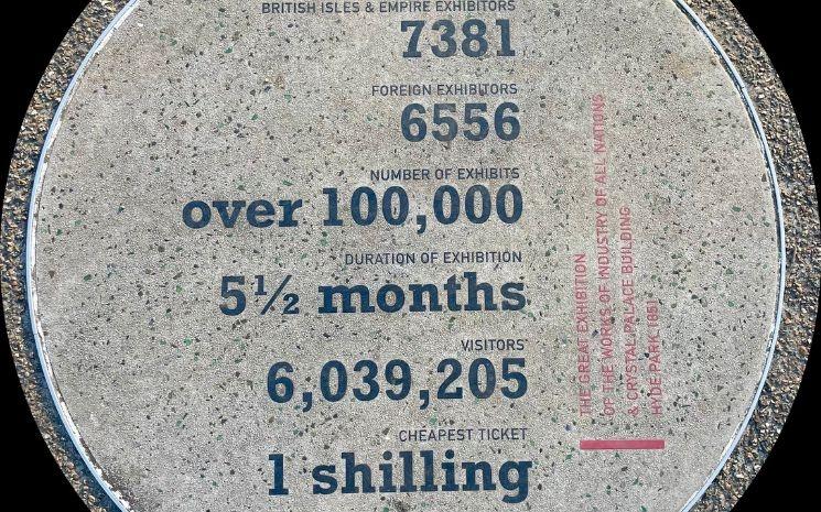 Plaque de l’Exposition Universelle de 1851