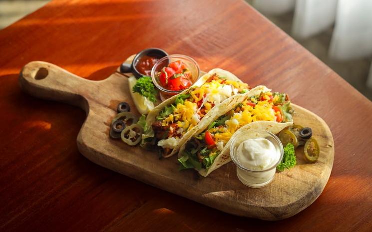 Vue d'un plat vegetarien au restaurant Medium Rare Chiang Mai