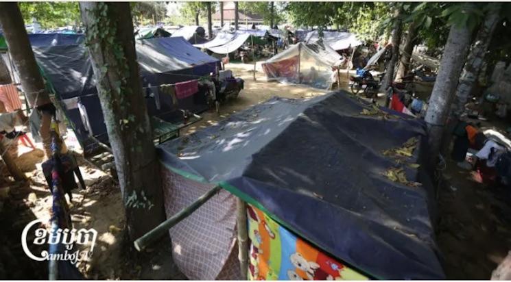 Plus de 10 000 déplacés toujours bloqués hors de chez eux à la Frontière thaïlandaise.