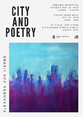 City and Poetry exposition peintre Manille Alexandra Van Lierde