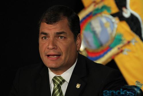 Rafael Correa, ex-président de l'Equateur
