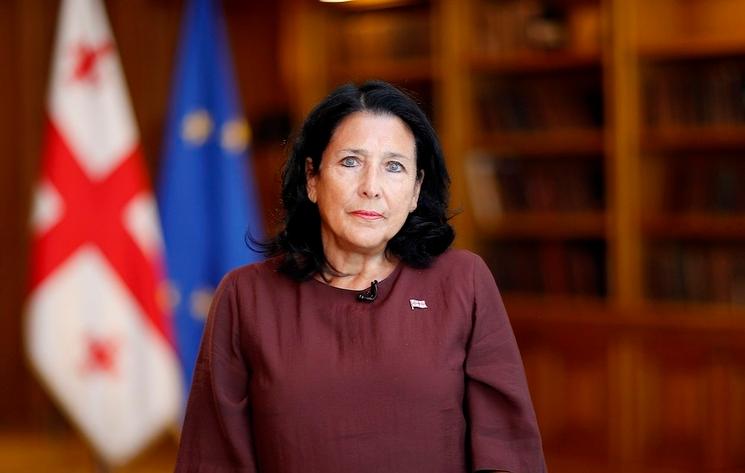 La présidente de la Géorgie et ancienne diplomate française, Salomé Zourabichvili