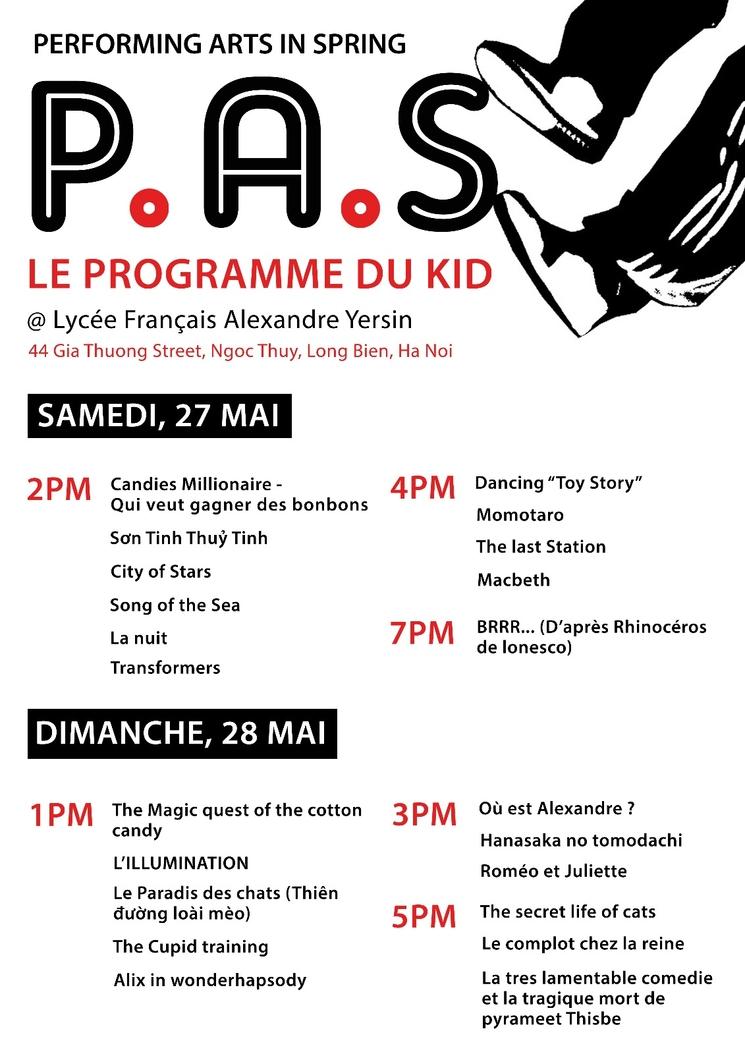 programme théâtre hanoi