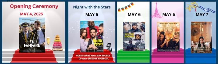 Les affiches des films du Festival