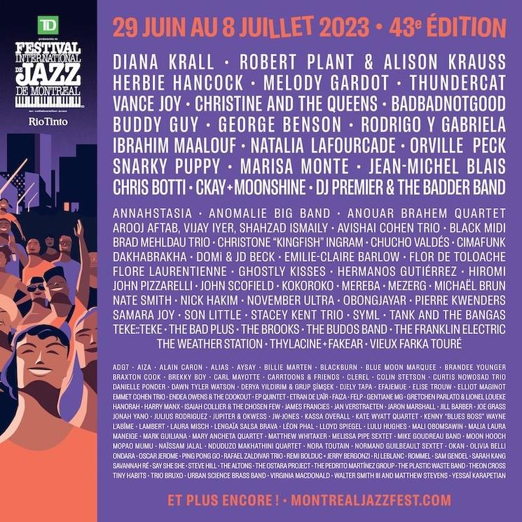 programmation festival international de Jazz Montréal