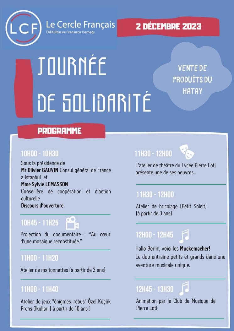 programme 2 décembre