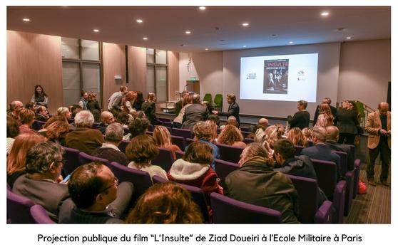 Projection publique du film “L’Insulte” de Ziad Doueiri à l’Ecole Militaire à Paris.jpg