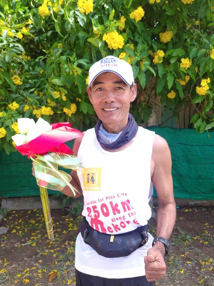Ptea Clara 25 km en velo le long du mekong