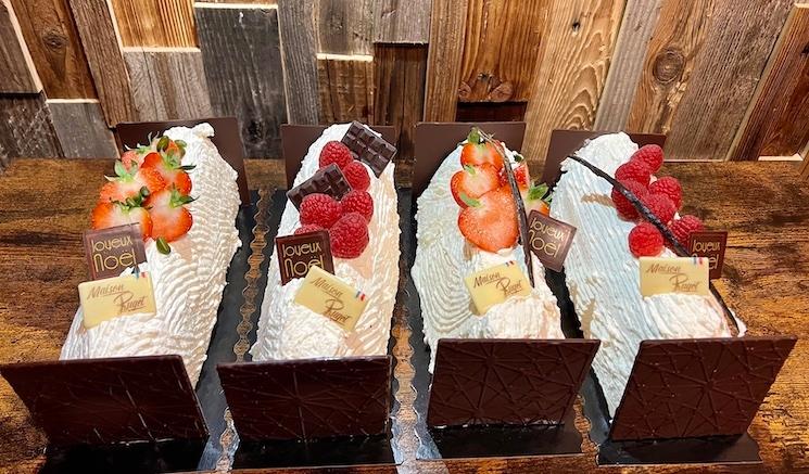 Les buches de noel sont arrivées à la Maison Puget de Londres