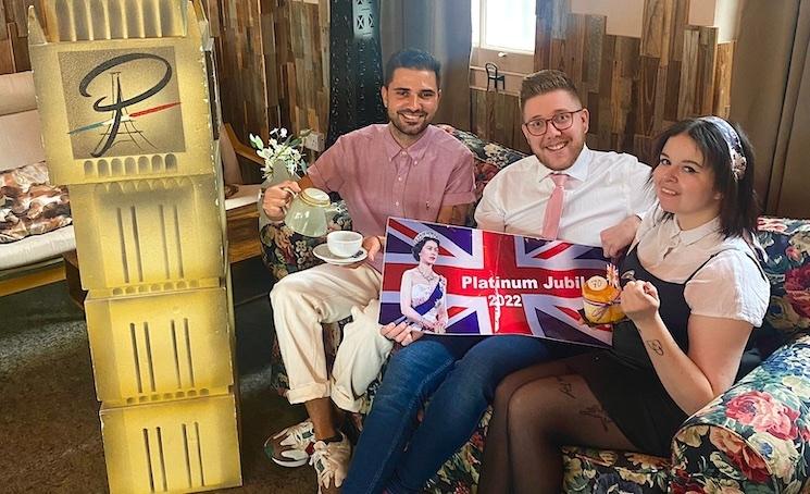 Maison Puget Londres équipe de la pâtisserie pour le Jubilé de la Reine