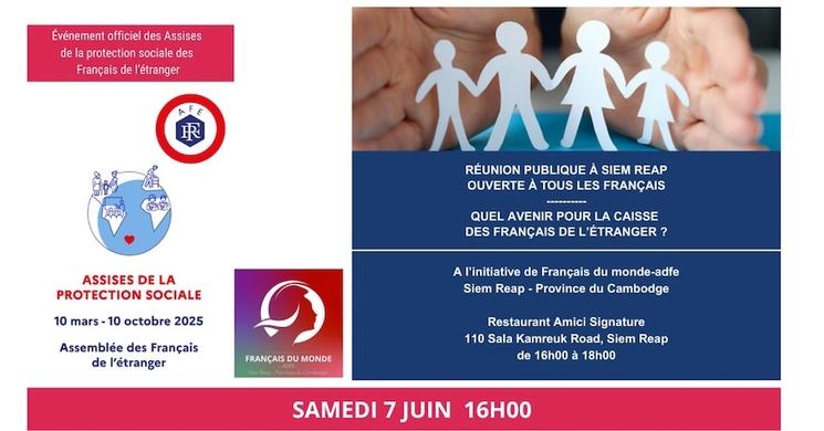 Débat à Siem Reap : Quel avenir pour la Caisse des Français de l’Étranger ?