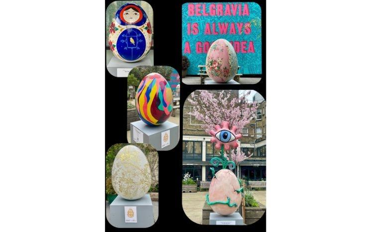 Quelques autres créations The Big Egg Hunt 2025 (Crédit Delphine Gourgues)