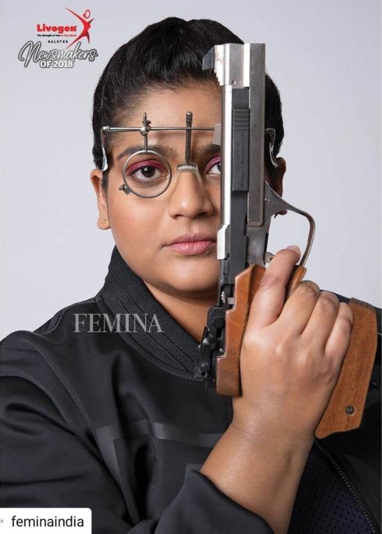 Rahi Sarnobat pistolet 25 m Inde 2018